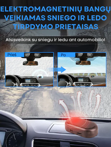 Elektromagnetlainetel toimiv lume- ja jääsulatusseade