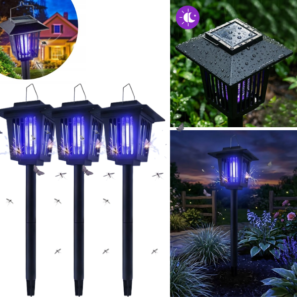 Ultraviolett-LED-lamp päikeseenergial putukate tõrjeks